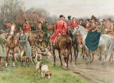 梨の年次からの冬の朝、1908（紙にトイレ） 作： Frank Dadd