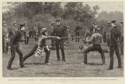 アルダーショットでの銃剣戦 作： Frank Dadd