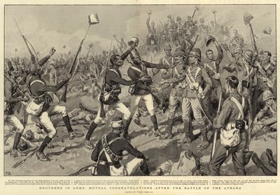 武装勢力の兄弟、アトバラの戦い後の相互おめでとう 作： Frank Dadd