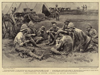 南アフリカでのキャンペーン、静かな30分 作： Frank Dadd