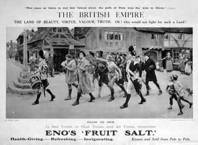Enos Fruit Saltの広告、1914年。 作： Frank Dadd