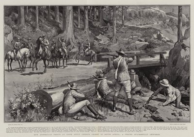 在宅オーストラリア軍の活用方法南アフリカで学んだ教訓、待ち伏せに成功 作： Frank Dadd