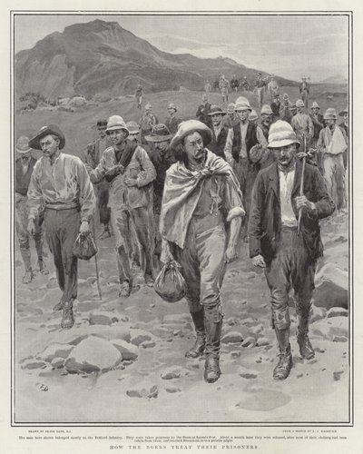 ボーアーズが囚人をどう扱うか 作： Frank Dadd