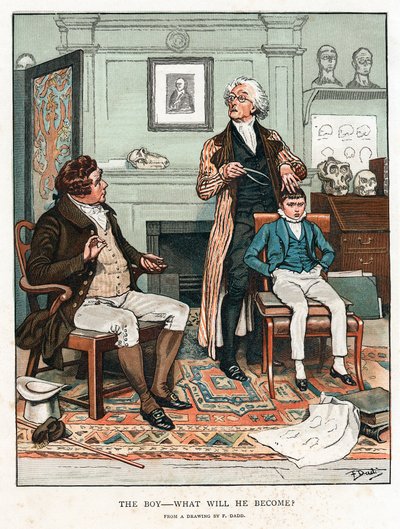 骨相学、1820 1886 作： Frank Dadd
