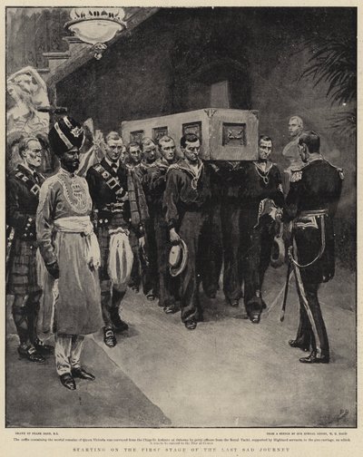 最後の悲しい旅の最初の段階から 作： Frank Dadd