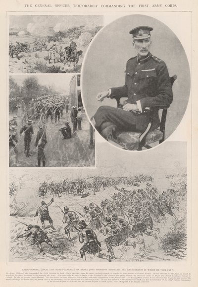 将校は一時的に第一軍隊を指揮しました 作： Frank Dadd