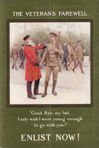 The Veterans Farewell (litho) 作： Frank Dadd