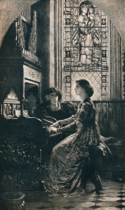 ハーモニー、1877、1912 作： Frank Dicksee