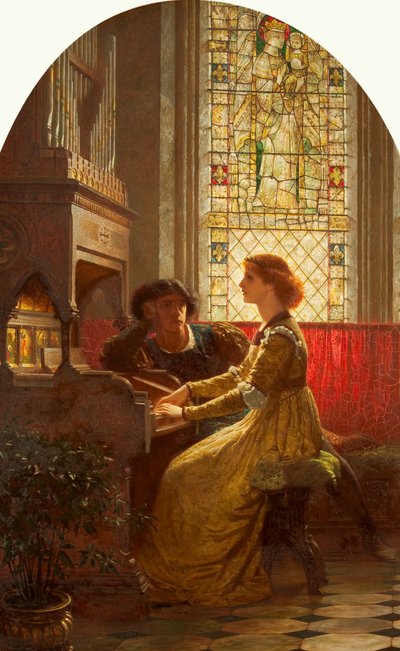 ハーモニー、1879 作： Frank Dicksee