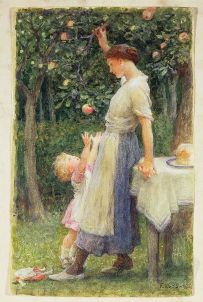 手の届かない、イブの娘、1895 作： Frank Dicksee