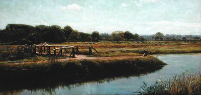 Walsham Meads（油彩・キャンバス） 作： Frank Dicksee