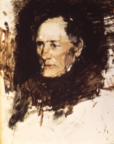 老人の頭、カリフォルニア州。 1877-1879。 作： Frank Duveneck