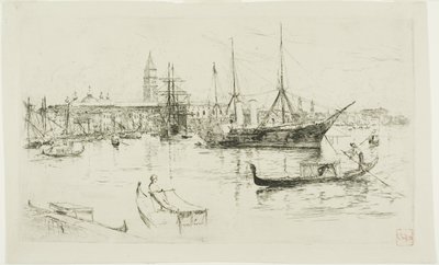 ラグナ、ヴェネツィア 作： Frank Duveneck