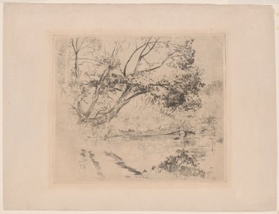 テムズ川にて 作： Frank Duveneck