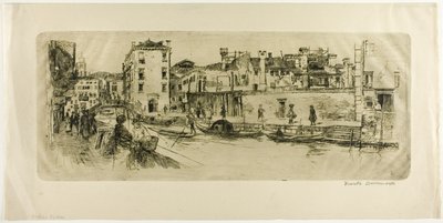 サン トロヴァッソ運河 作： Frank Duveneck