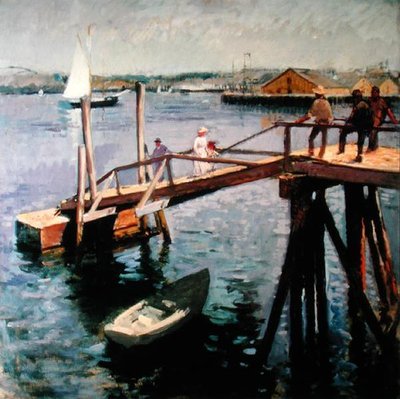 Steep Ramp（油彩・キャンバス 作： Frank Duveneck