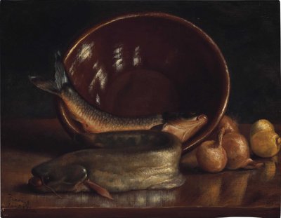 魚のいる静物 作： フランク・デュベネック