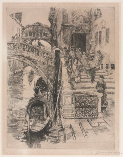 ため息橋（二枚目） 作： Frank Duveneck