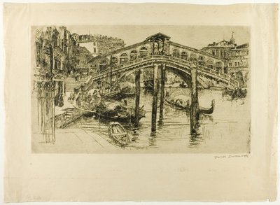 リアルト、ヴェネツィア 作： Frank Duveneck