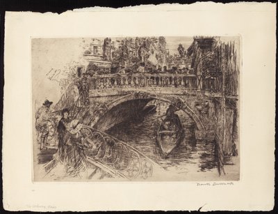 ベネチアン ブリッジ 作： Frank Duveneck