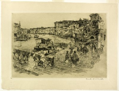 大運河の眺め 作： Frank Duveneck