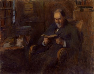 ニューヨークのサンフォード・サルタスの肖像、カリフォルニア州。 1915年。 作： Frank Edwin Scott