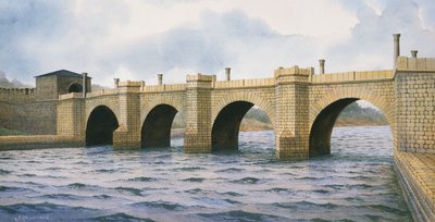 ハドリアヌスの城壁 チェスターズ橋の橋台 作： Frank Gardiner