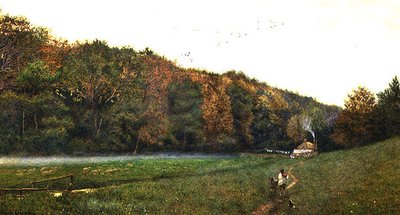 サセックス州アランデル近郊のグレイ・トワイライト 作： Frank Goodwin