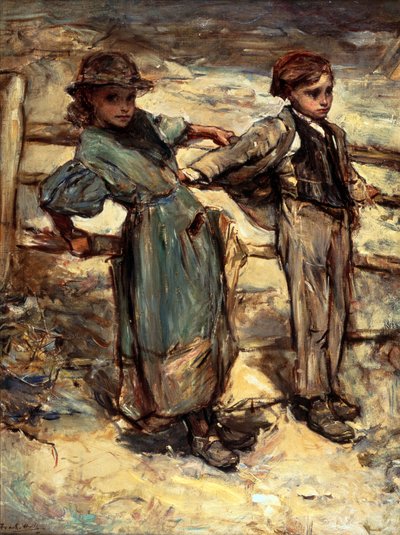 Children of the Sea（油彩・キャンバス 作： Frank Holl