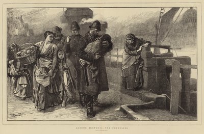 London Sketches-The Foundling 作： Frank Holl