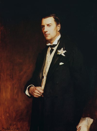 ジョセフチェンバレンの肖像、1886年 作： Frank Holl