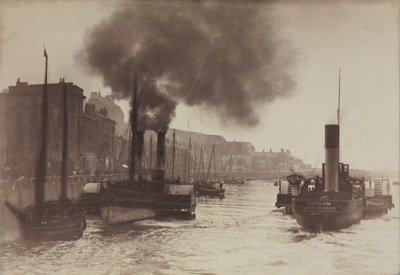 無題のハーバーシーン、c。 1880 作： Frank Meadow Sutcliffe