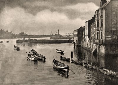 ハーバー、ウィットビー、ノースヨークシャー、c1889のビュー 作： Frank Meadow Sutcliffe