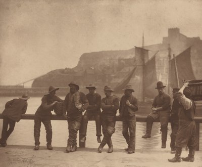 ウィットビー漁師、c。 1885年。 作： Frank Meadow. Sutcliffe