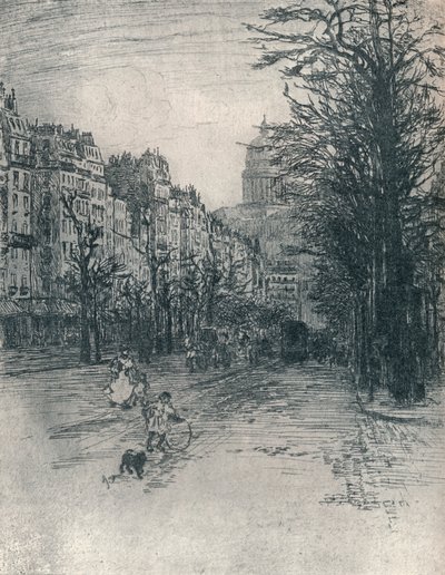 アベニューデゴブラン、パリ、c1908 作： Frank Milton Armington