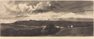 ヨークシャー道路、1898 年。 作： Frank Short