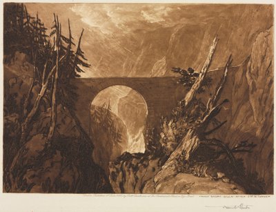 リトルデビルズブリッジ、1886年。 作： Frank Short