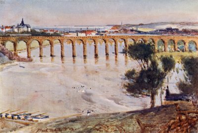 Berwick-on-Tweed（カラーリトグラフ 作： Frank Southgate