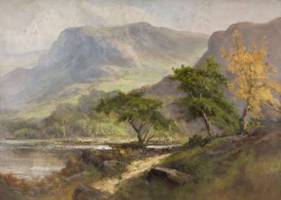 丘のある風景 作： Frank Thomas Carter