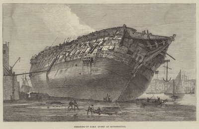 RotherhitheでのHMSクイーンの解散 作： Frank Watkins