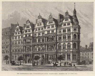ノーサンバーランド・アベニューのコンスティテューショナル・クラブ（彫刻 作： Frank Watkins