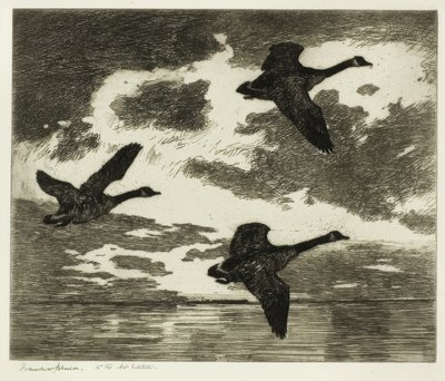 曇りの朝 作： Frank Weston Benson
