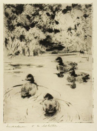 小さな青い鳥 作： Frank Weston Benson