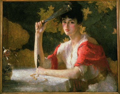 レッド＆ゴールド 作： Frank Weston Benson