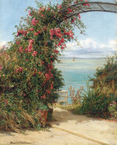 海辺の庭園 作： Frank William Warwick Topham