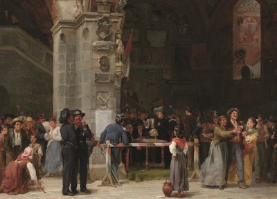 兵役のための図面 - 現代イタリア 作： Frank William Warwick Topham