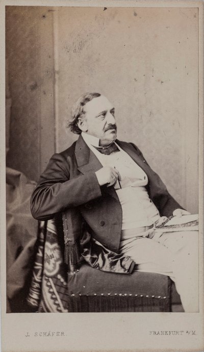 作曲家フリードリッヒ・フォン・フロートーの肖像 1812-1883, 1883. 作： Frankfurt . Photo studio J. Schäfer