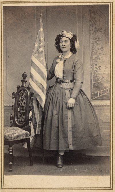 エマ・マーシュ、1861年頃（写真） 作： Franklin Benjamin Gage