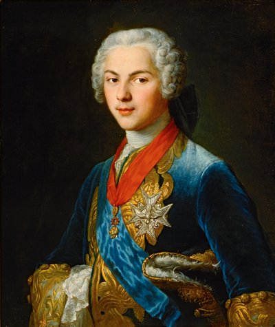 王太子ルイ、ルイ15世の息子...（キャンバスに描かれた絵） 作： Francois-Hubert Drouais