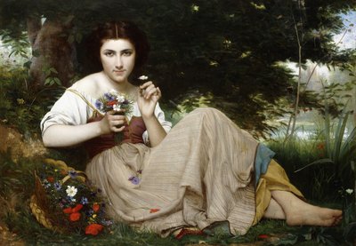 瞬間の休息、1871 作： François Alfred Delobbe